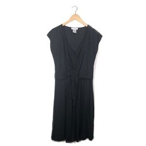 Nine West Black Wrap Dress Size L